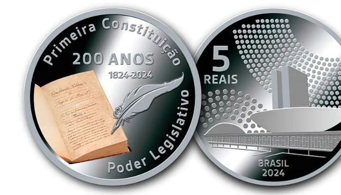 BC libera 4 mil unidades de moeda de 200 anos da Constituição de 1824
